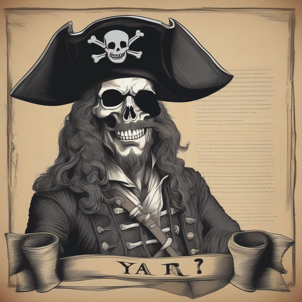 Pirate Grammar: 'Yarrr' or 'Yarr'?