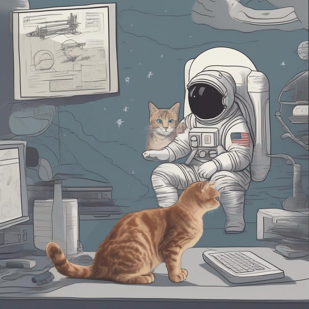 Why My Cat is Planning a Moon Landing