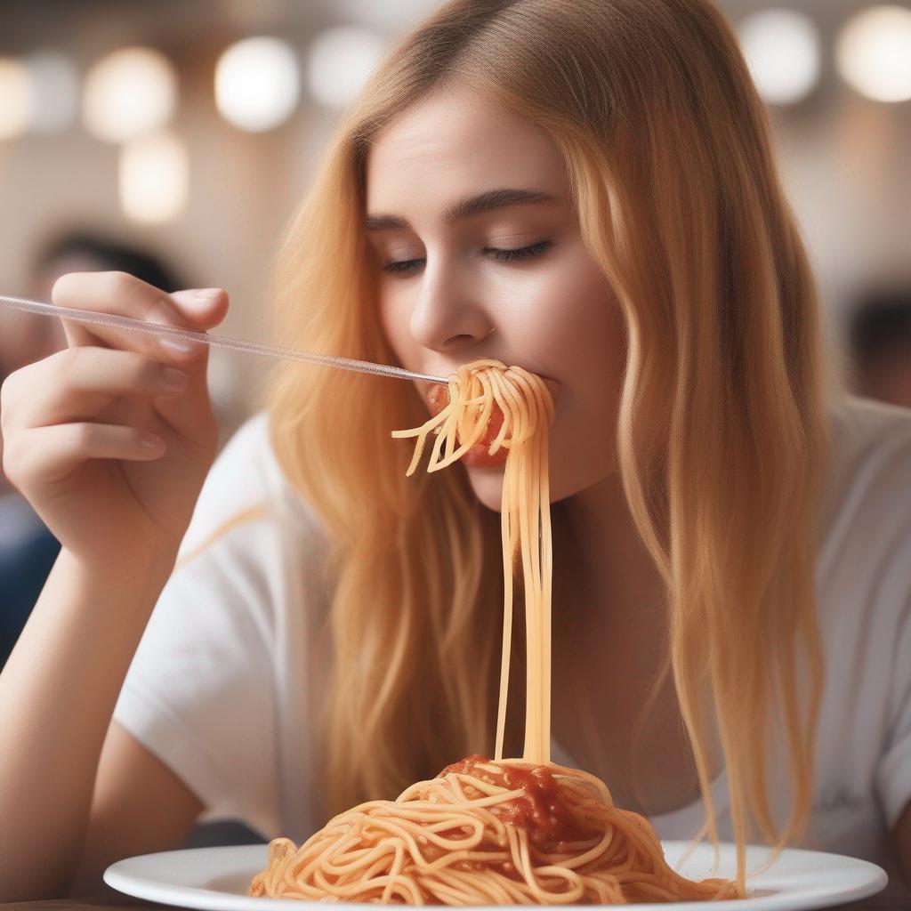 Eating Spaghetti with a Straw: A New Dining Trend?