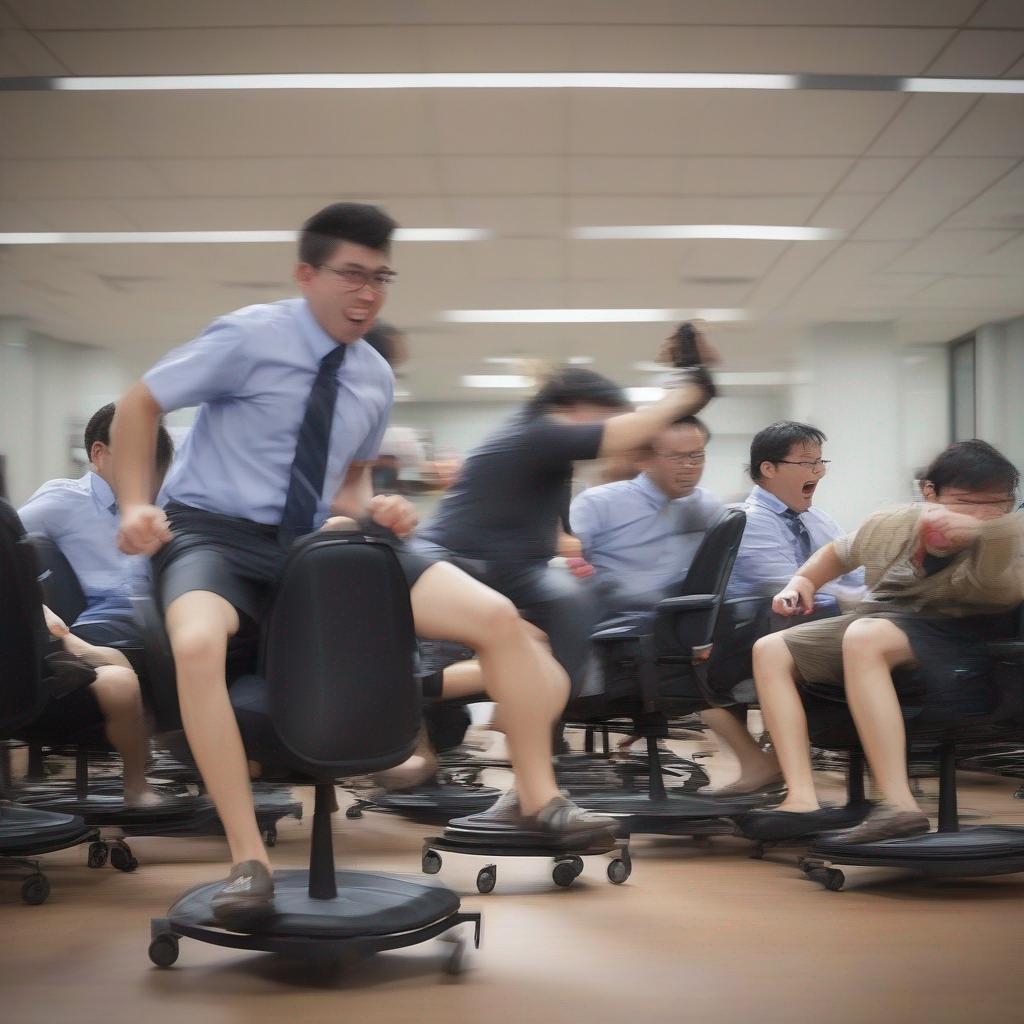 Conquering the Chaos: Office Chair Racing Championship