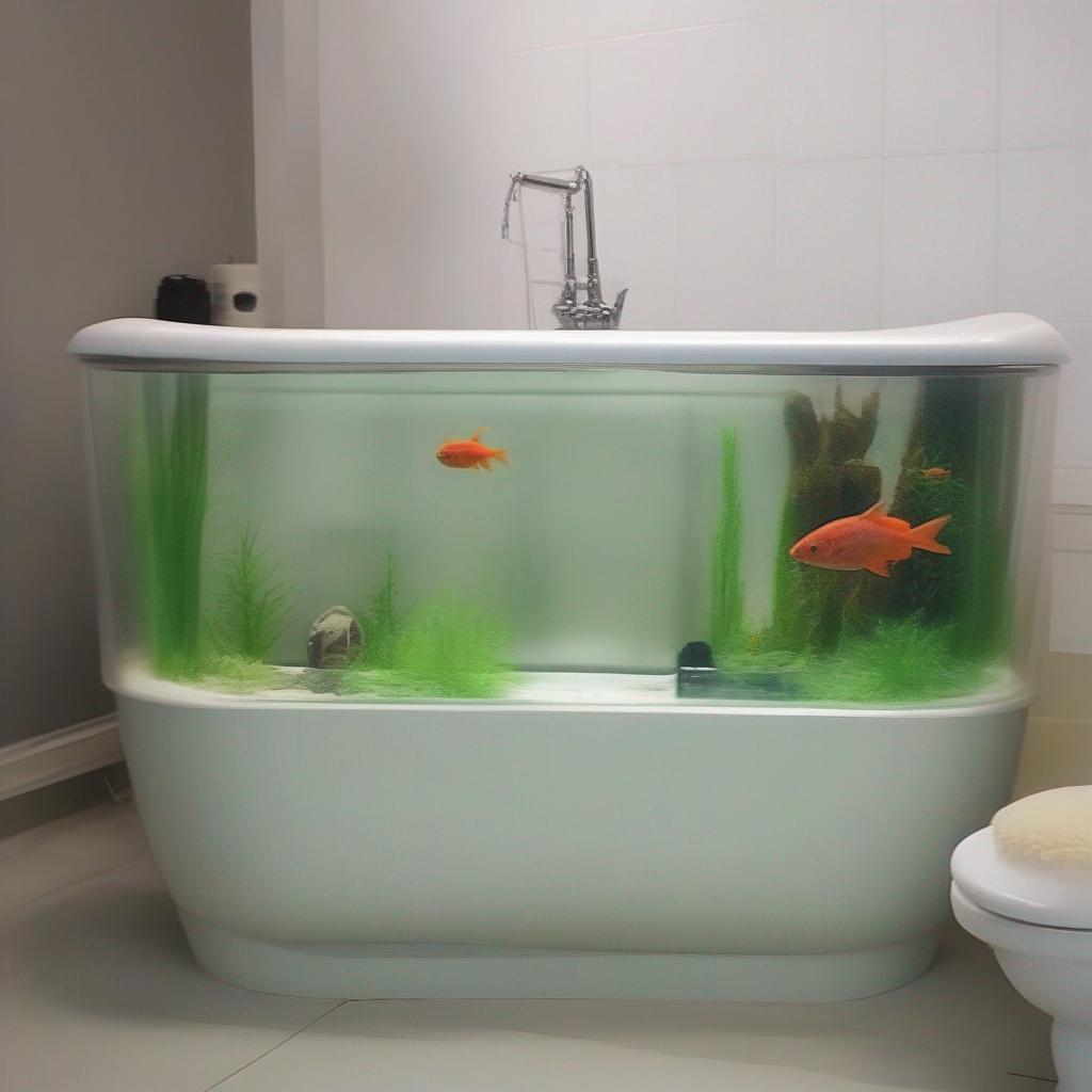 Turning Your Bathtub into a Fish Tank