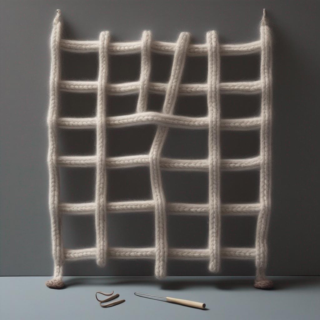 How to Knit an Escape Ladder